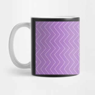 Abstract zigzag - purple. Mug